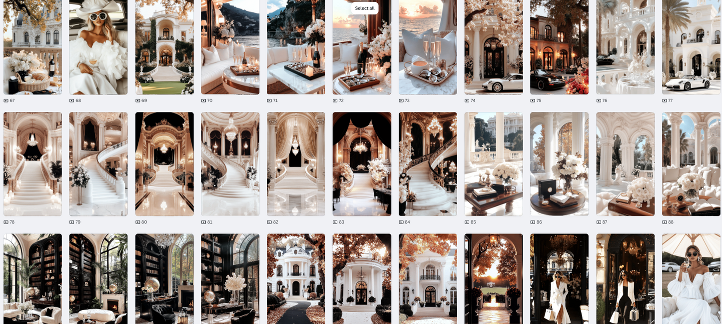 Elite Elegance Social Media Image Collection