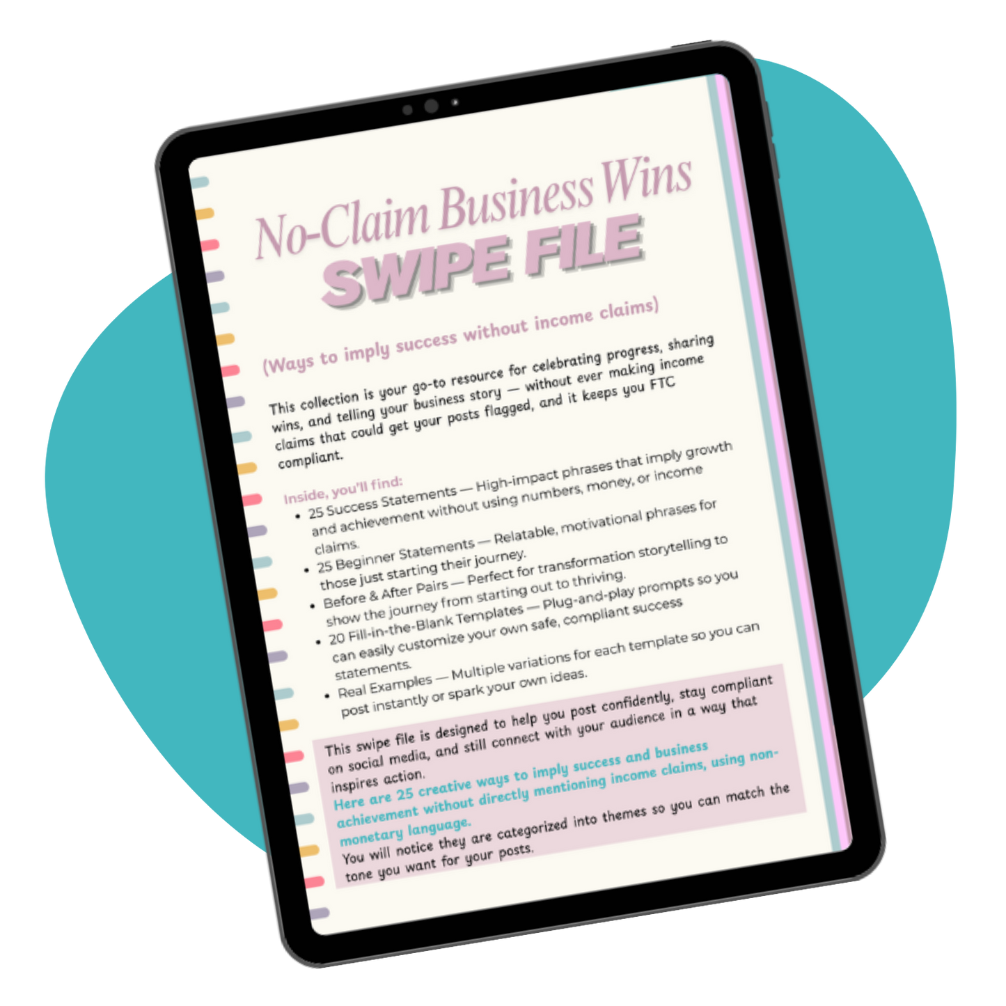 No-Claim Business Wins Swipe File