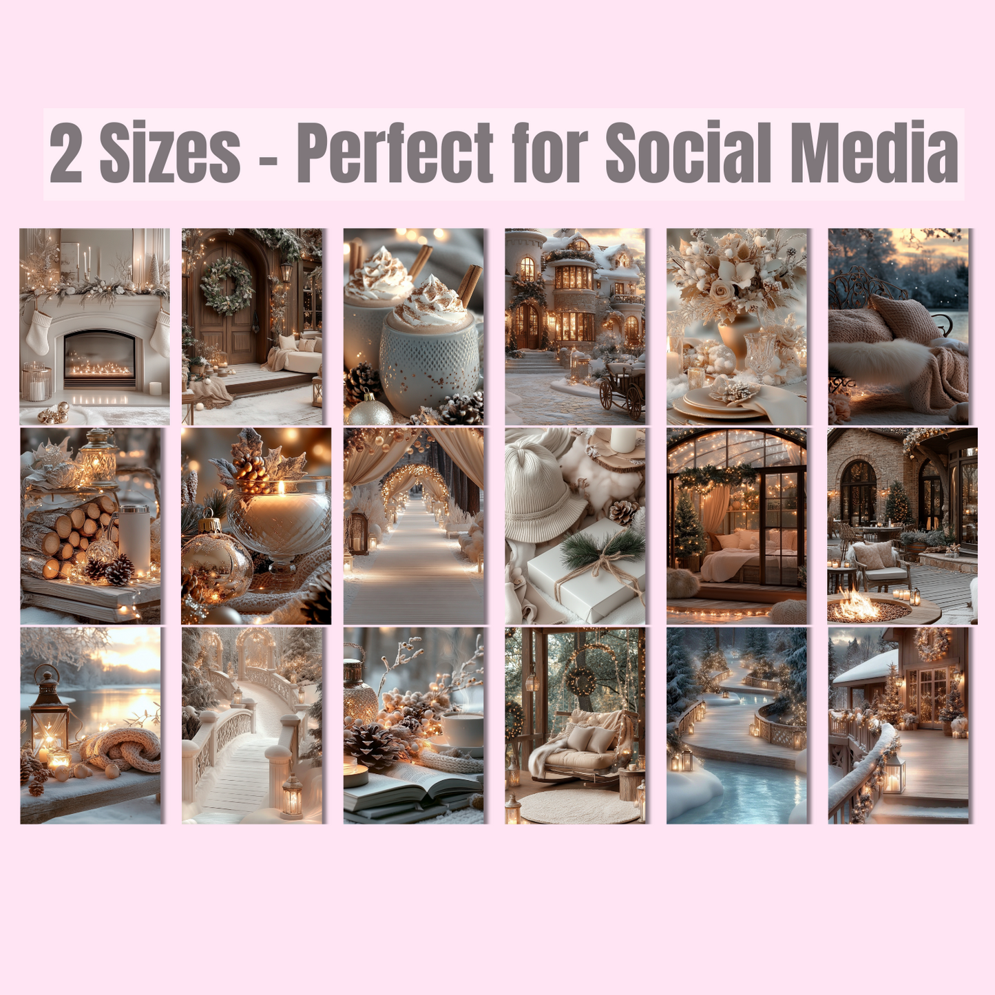 Winter Wonderland Social Media Image Collection
