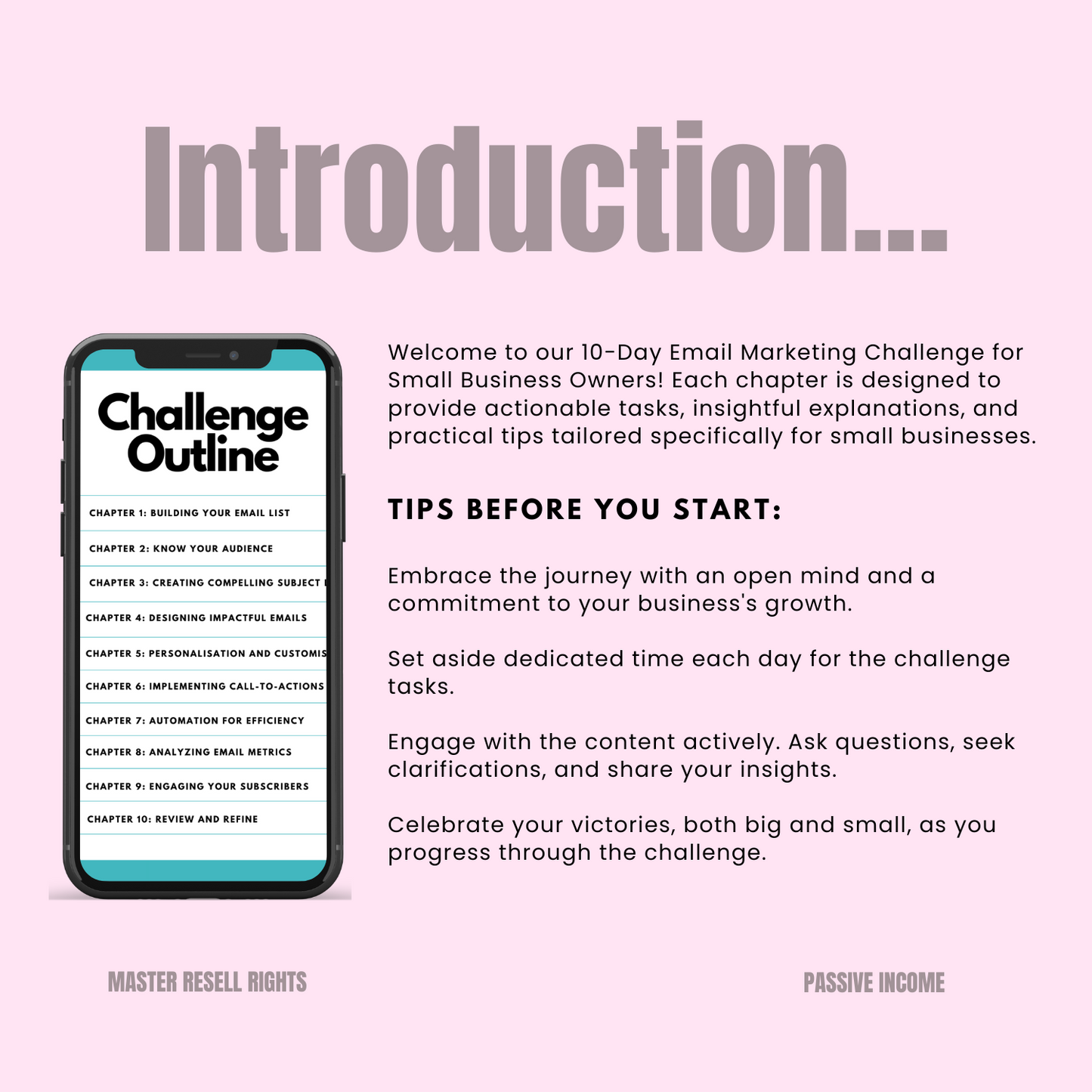 10-Day Email Marketing Challenge with Photos