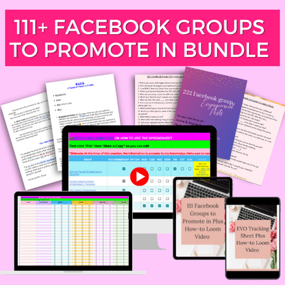 111 Groups to Promote In Mini Bundle